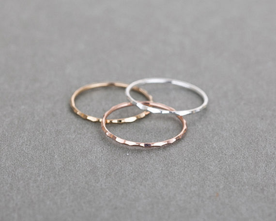 Simple Soldering :: Stacking Rings