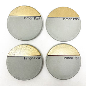 ATL Neighborhood Concrete Coasters
