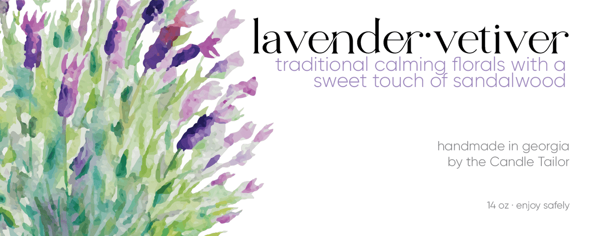 Lavender Vetiver - Candle - White Label - the candle tailor