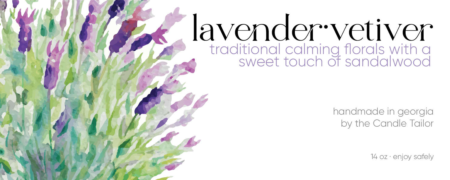 Lavender Vetiver - Candle - White Label - the candle tailor