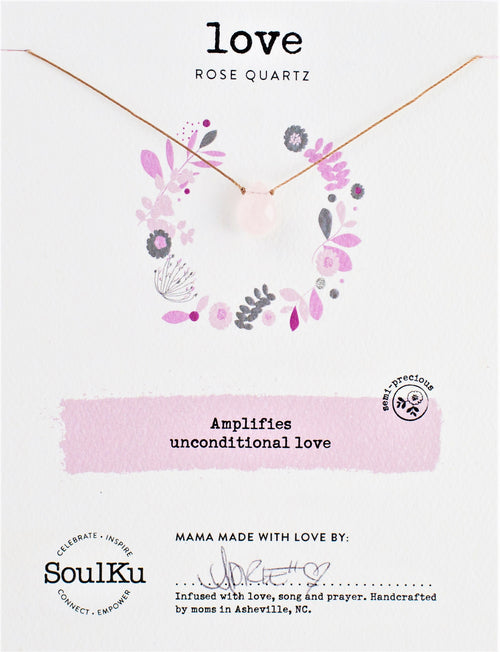 Love Rose Quartz Necklace