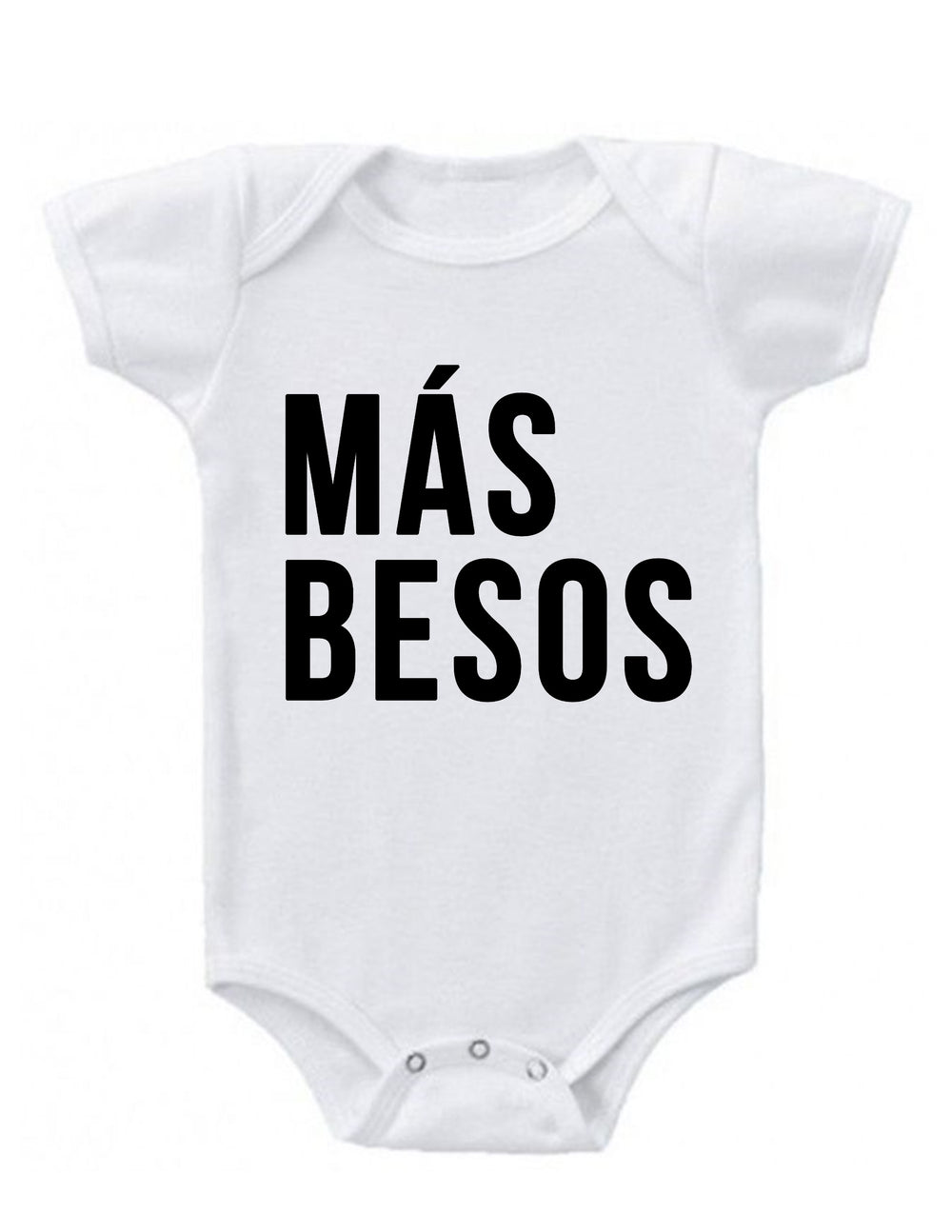 Mas Besos Baby Onesie