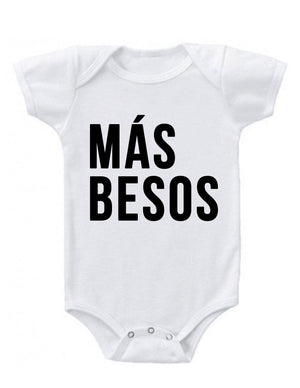 Mas Besos Baby Onesie