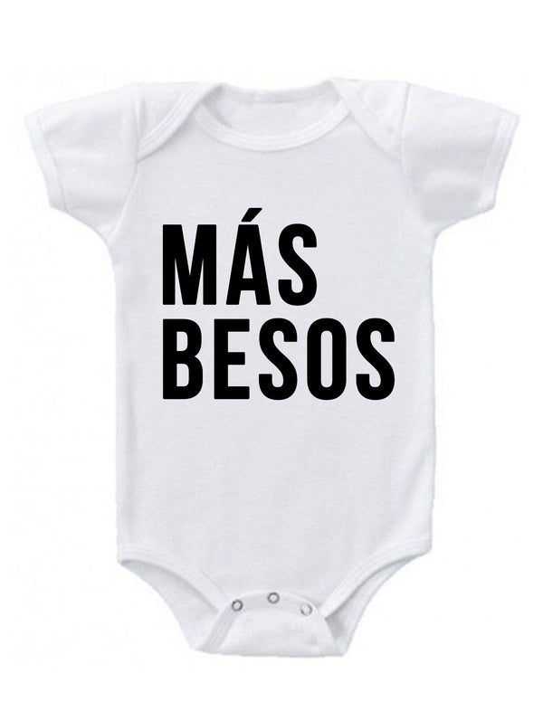 Mas Besos Baby Onesie