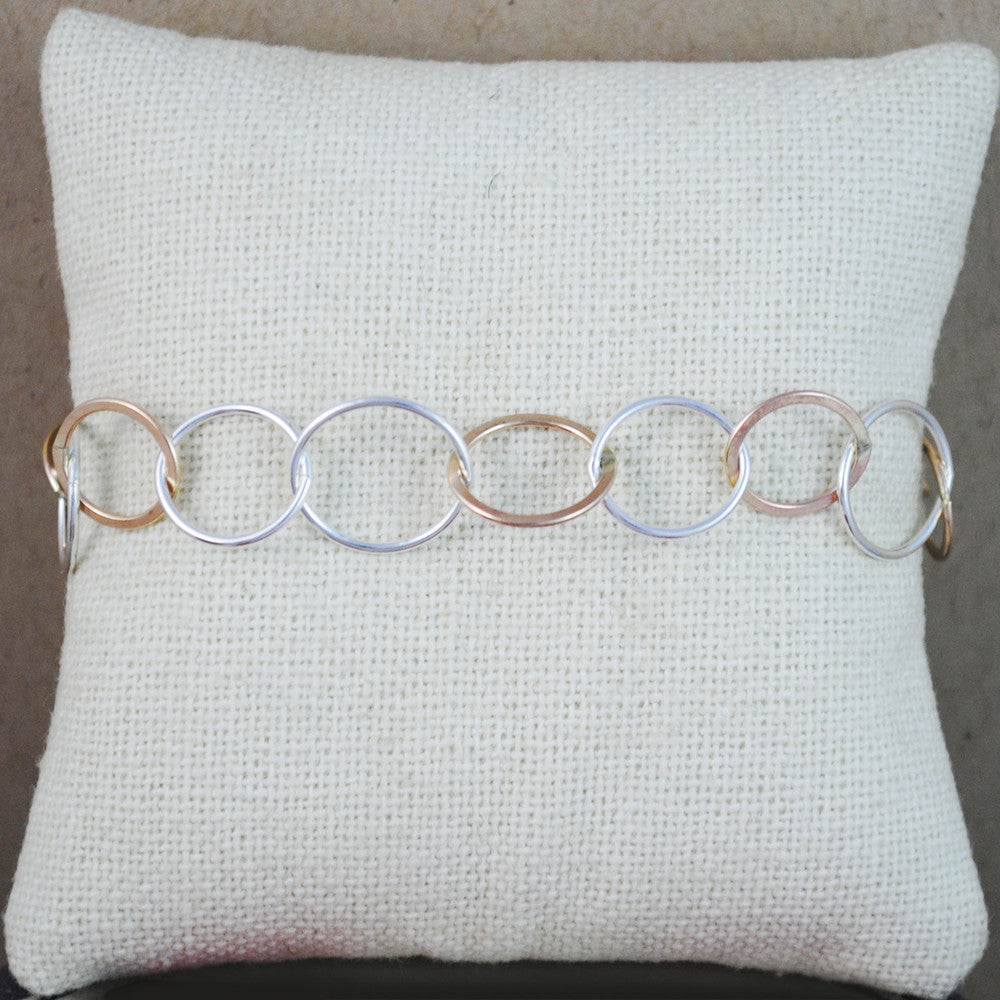 Bubble Bracelet - mixed metals