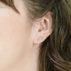 Huggie Hoop Earrings - rose gold-filled