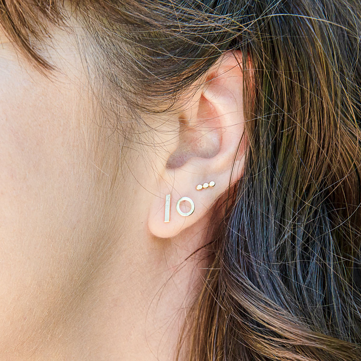 Bar Studs - sterling