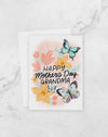 Greeting Card - Mother's Day - Grand Mother Grandma - Peach or Plum