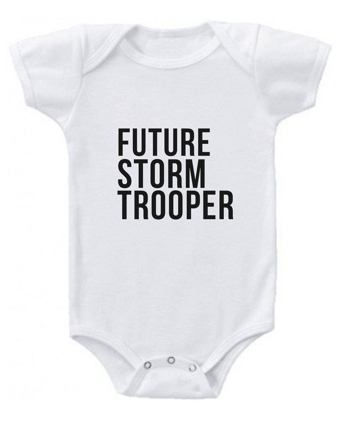 Future Storm Trooper Baby Onesie