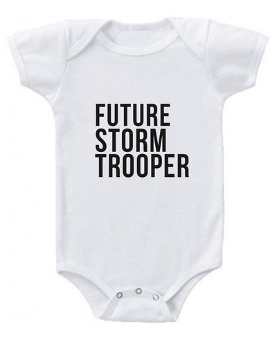 Future Storm Trooper Baby Onesie