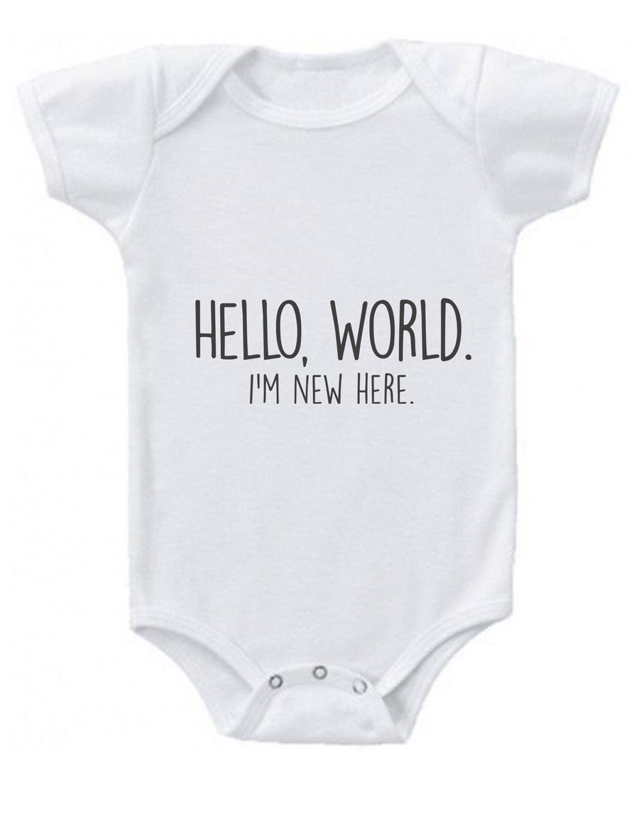 Hello World Baby Onesie