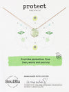 Protect Sacred Geometry Necklace - Prehnite