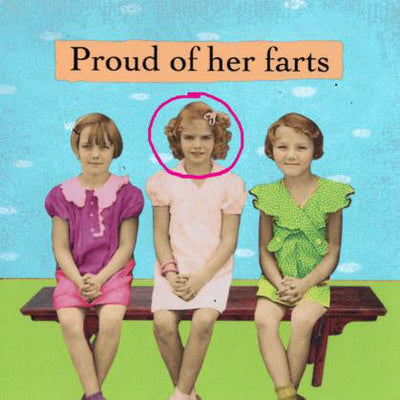 Refrigerator Magnet - Proud Of Her Farts