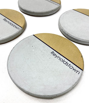 ATL Neighborhood Concrete Coasters
