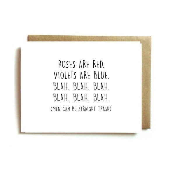 Galentine's Day Card - Men Can Be....