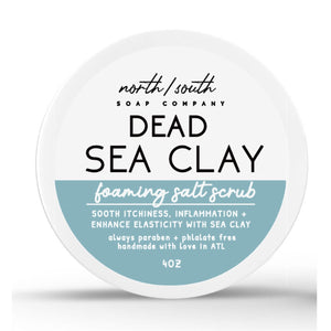 Dead Sea Clay Foaming Salt Scrub