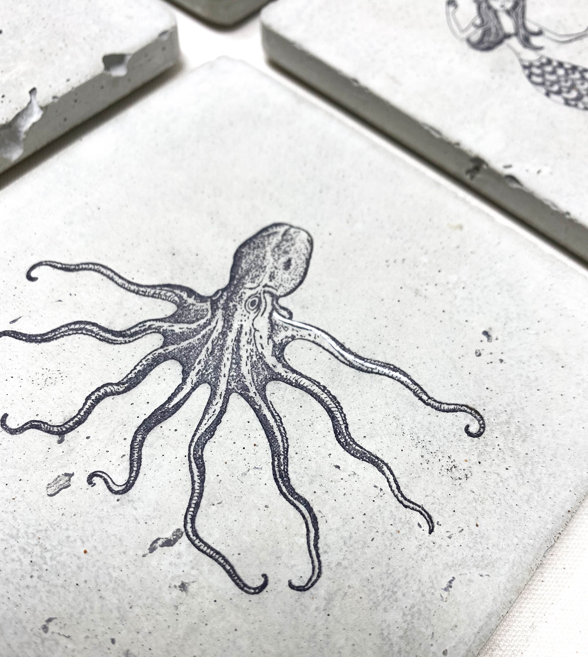 Nautical Concrete Coasters