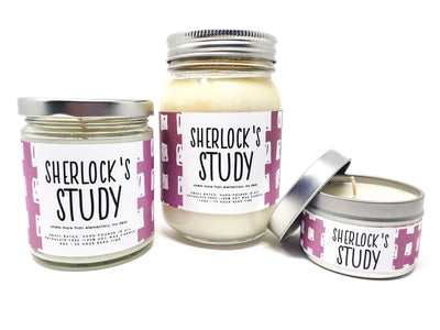 Sherlock's Study Candle - 4oz