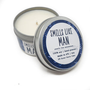 Smells Like Man Candle - 4oz