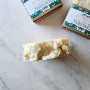 Sea Salt Natural Soap Bar - Peach