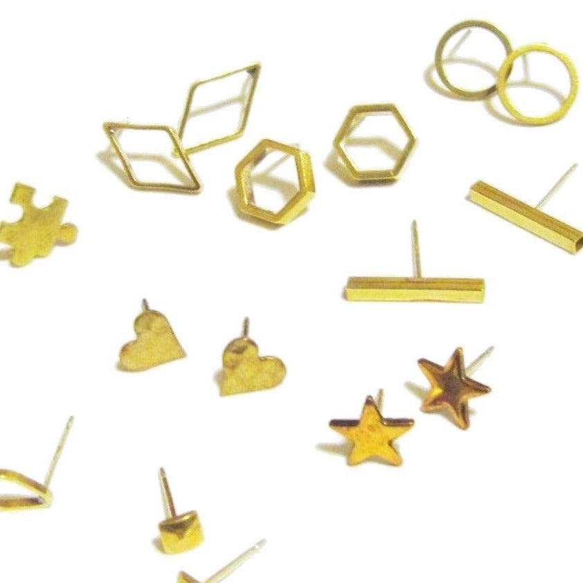 Simple Soldering 102 :: Stud Earrings