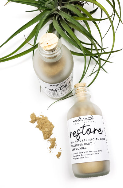 Restore All Natural Face Mask - Rhassoul Clay + Chamomile