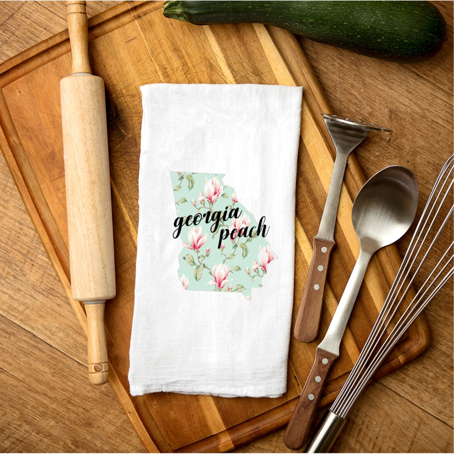 Tea Towel - Georgia Peach