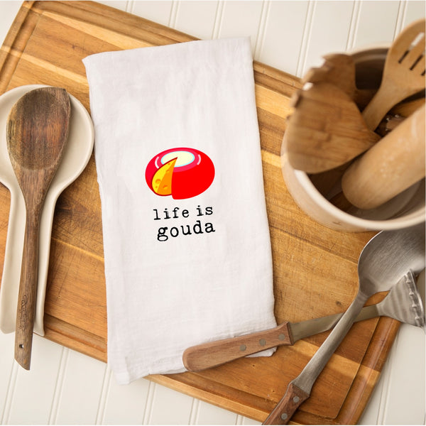 Tea Towel - Life is Gouda