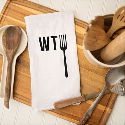 Tea Towel - What the Fork