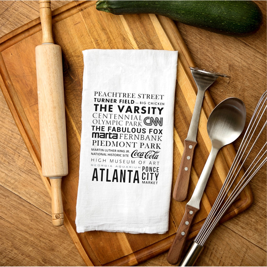 Tea Towel - Atlanta Landmarks