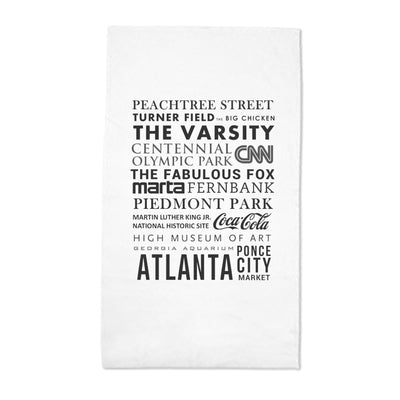 Tea Towel - Atlanta Landmarks
