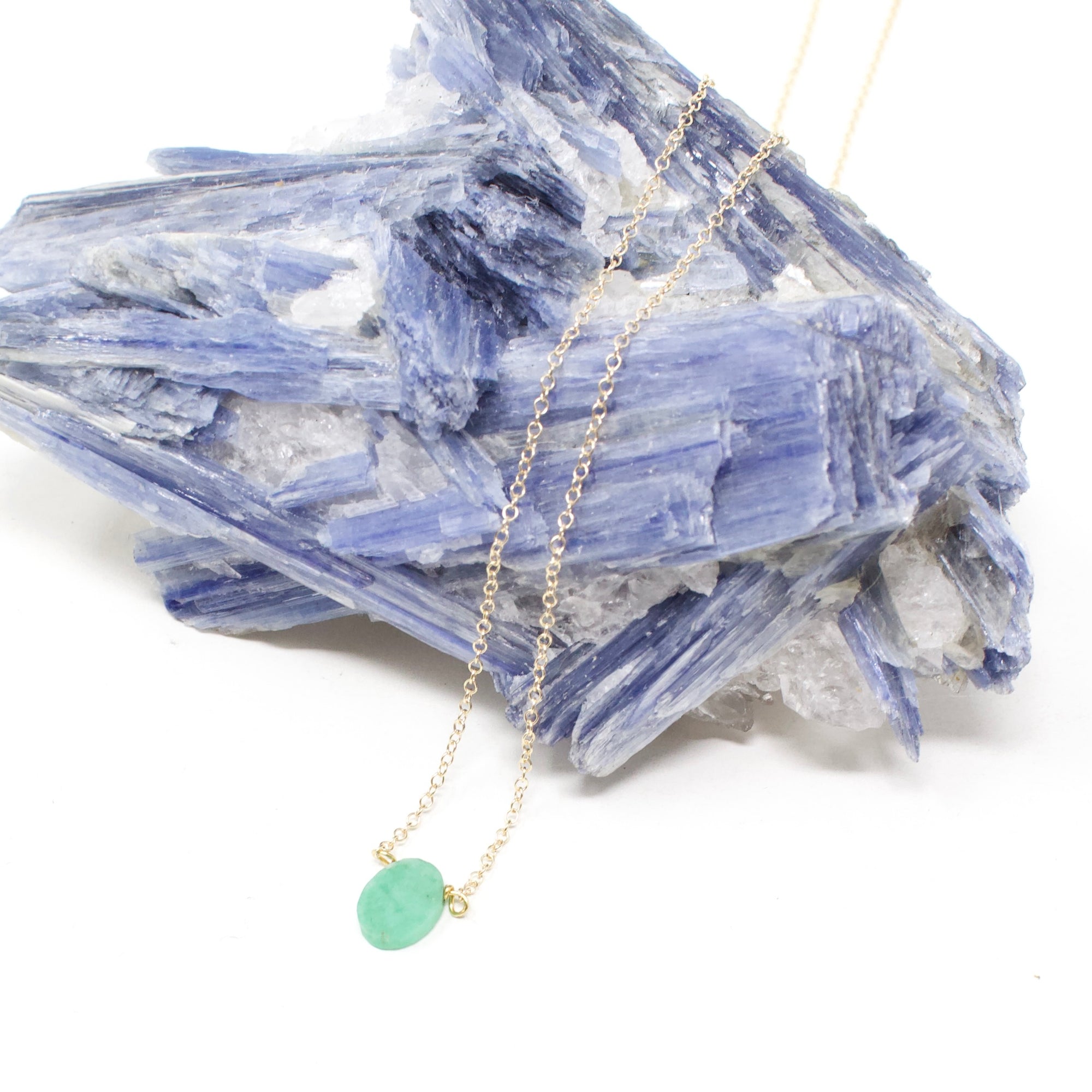 Emerald Slice Necklace