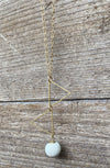 Concrete Tuxedo Necklace