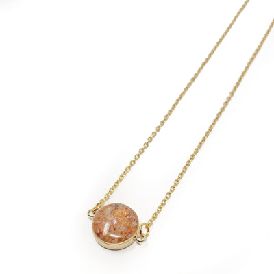 Spot Pendant Necklace - Carnelian