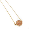 Spot Pendant Necklace - Carnelian