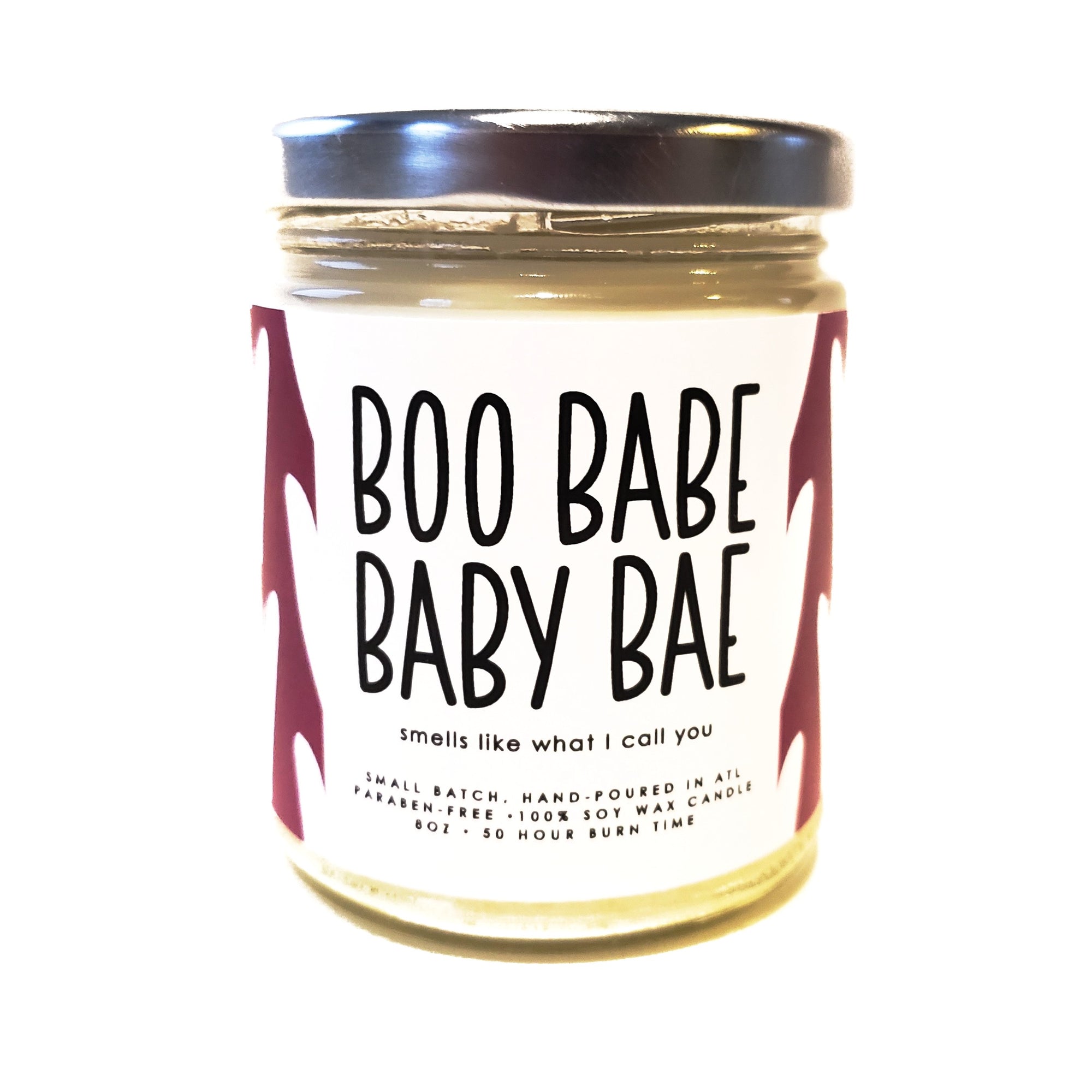 Boo Babe Baby Bae candle