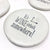 "It's WINE O'Clock Somewhere" Concrete Coasters