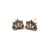 Lotus Flower Stud Earrings